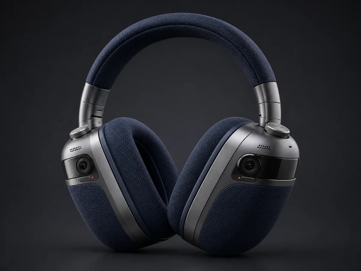 FramePilot Studio dual-camera creator headphones