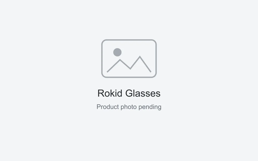 Rokid Glasses — placeholder; licensed product photo pending